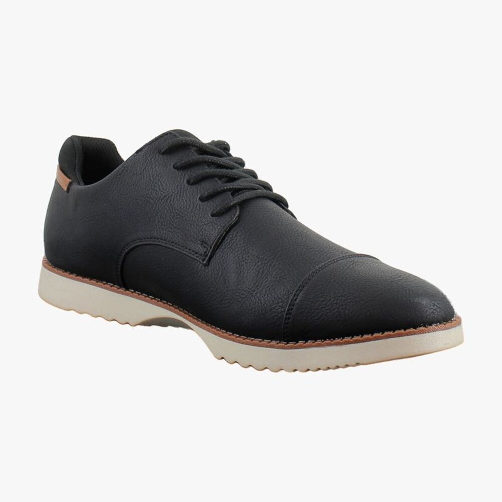 Dr. Scholl's Sync Cap Black Smooth (Wide)